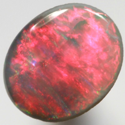 SOLID SEMI BLACK OPAL Bright cherry fire red